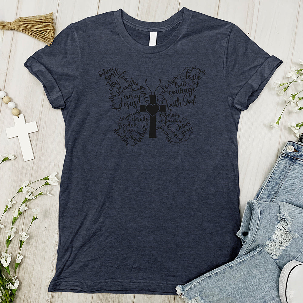 Butterfly Cross Tee