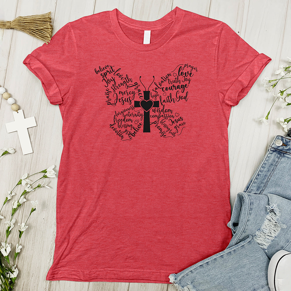 Butterfly Cross Tee