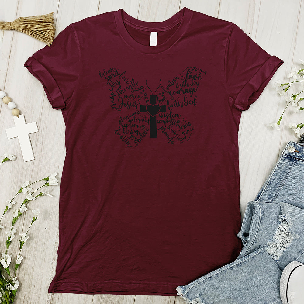 Butterfly Cross Tee