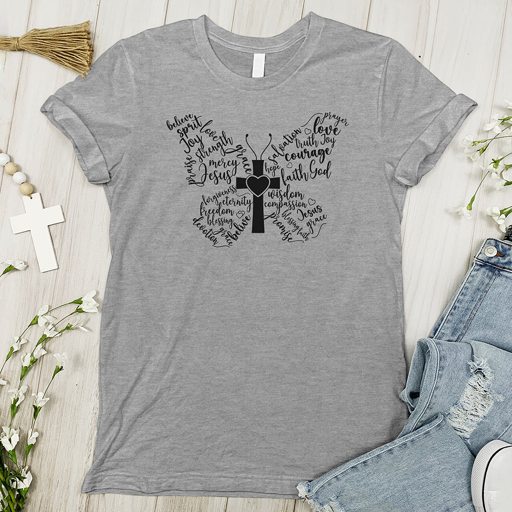 Butterfly Cross Tee