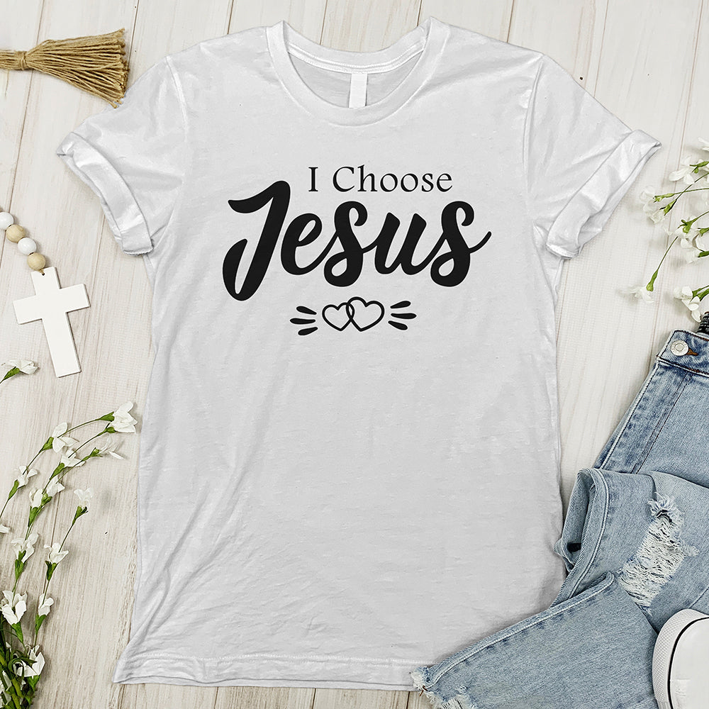 I Choose Jesus Tee - Hearts