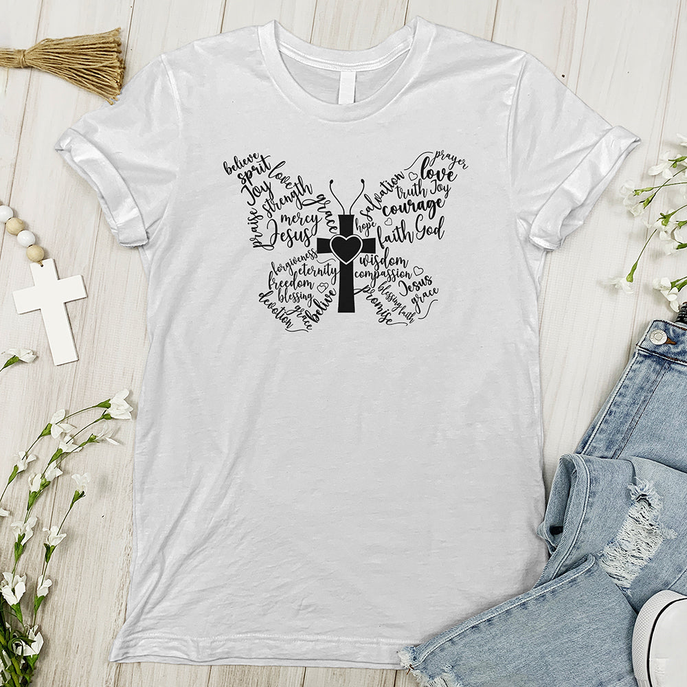 Butterfly Cross Tee