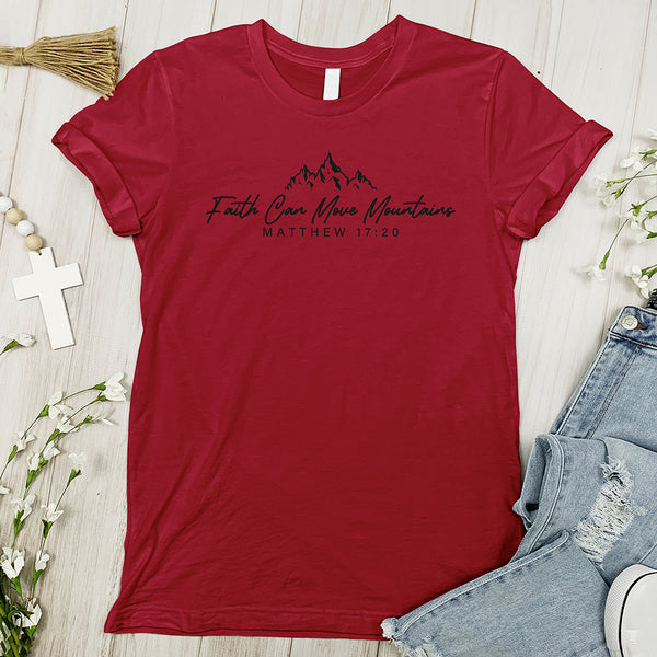 Faith Can Move Mountains Tee